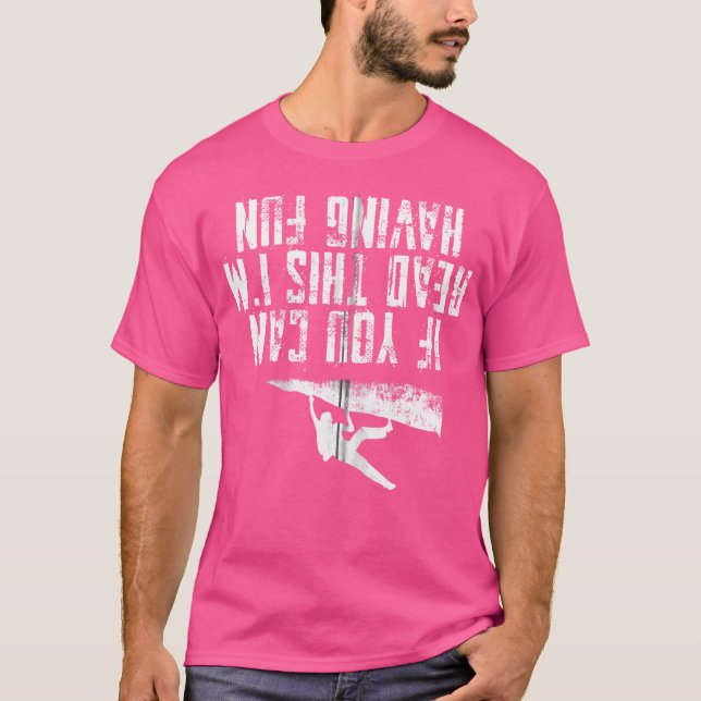 Lustigt klättringsfritt vid Sten T Shirt (Framsida)