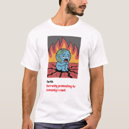 Lustigt klimatförändringsoffert - Förvärmning av j T Shirt