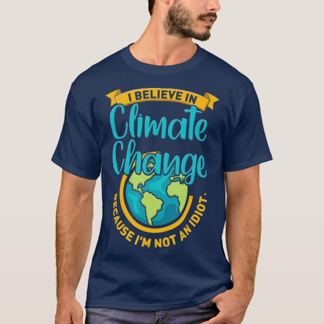Lustigt klimatförändringsoffert Ljuny miljö T Shirt (Framsida)