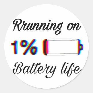 lustigt klistermärke/ 1 tum runt klistermärke