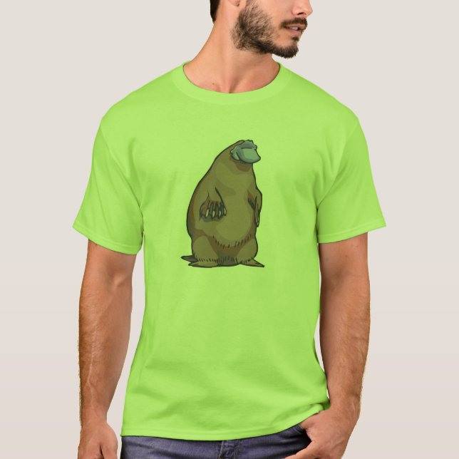 Lustigt knubbig platypus tee (Framsida)