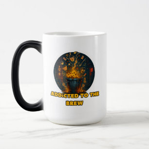 Lustigt koffeinberoende mugg