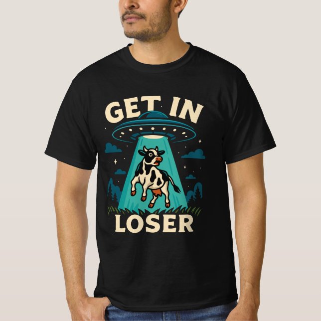 Lustigt koksbortförande av UFO T Shirt (Framsida)