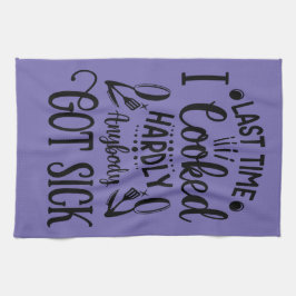 Lustigt kökscitat kökshandduk