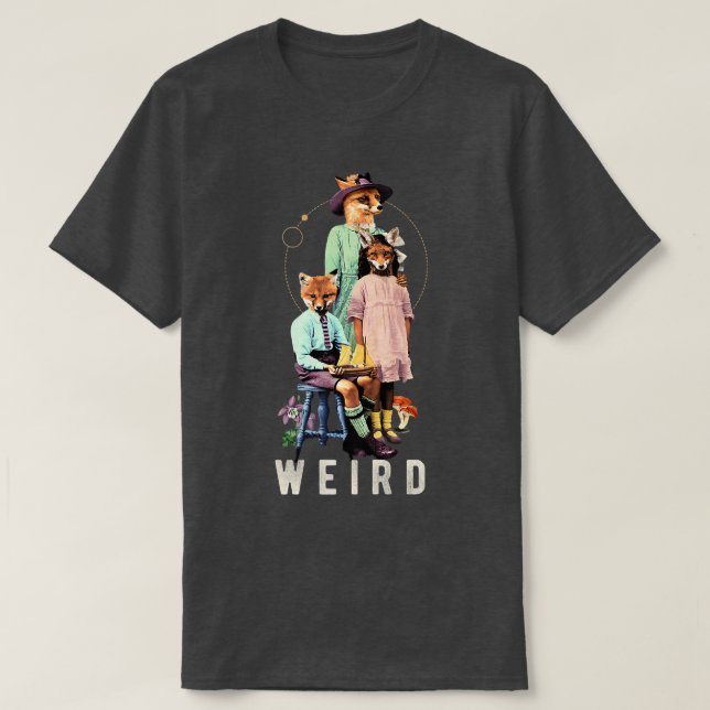 Lustigt konstig för att utforma Premium T Shirt (Design framsida)
