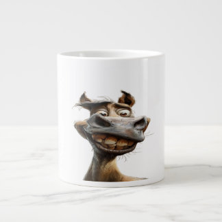 Lustigt konstmönster jumbo mugg