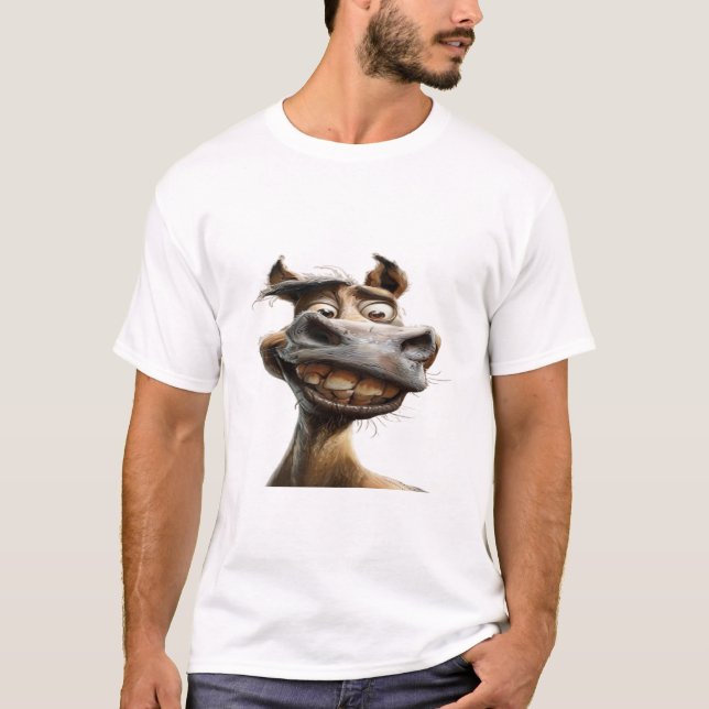 Lustigt konstmönster t shirt (Framsida)