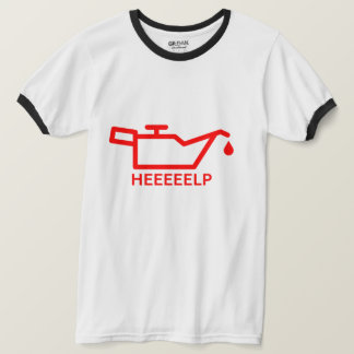 Lustigt kontrollpanelsvarningstecken för Älskare f T Shirt