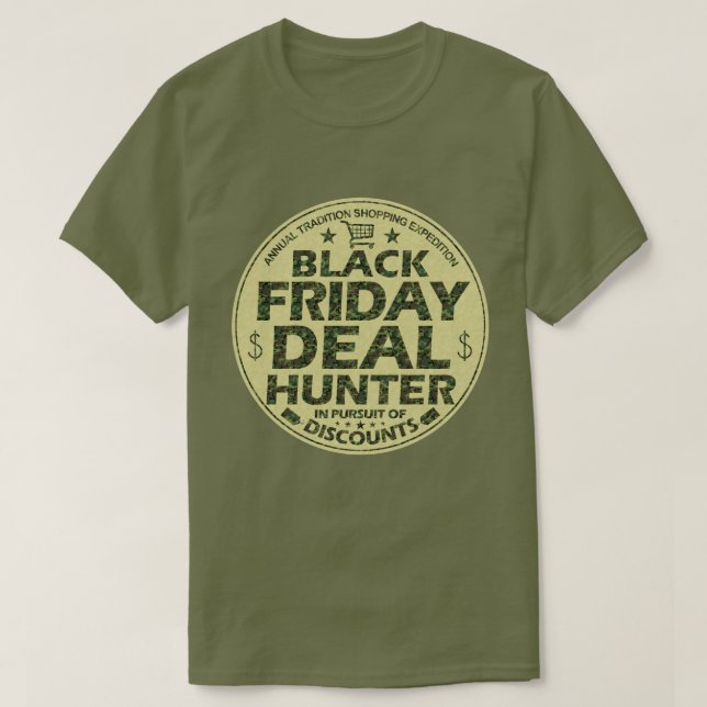 Lustigt köp av rabatt på Black Fredag-avtal T Shirt (Design framsida)