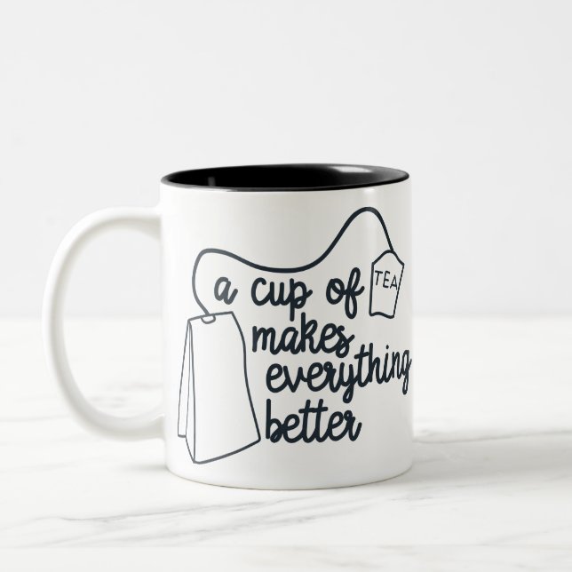 Lustigt Kopp i Tea gör allt bättre (Vänster)