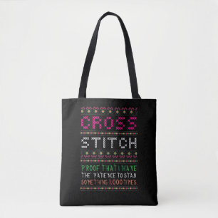 Lustigt Kor-stift Needlepoint Sewing Nål Art Tygkasse