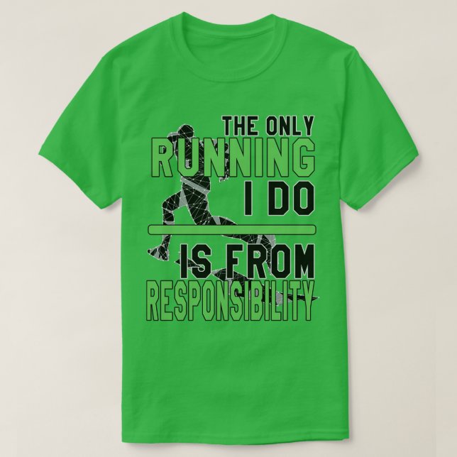 Lustigt körd, Grönt T Shirt (Design framsida)