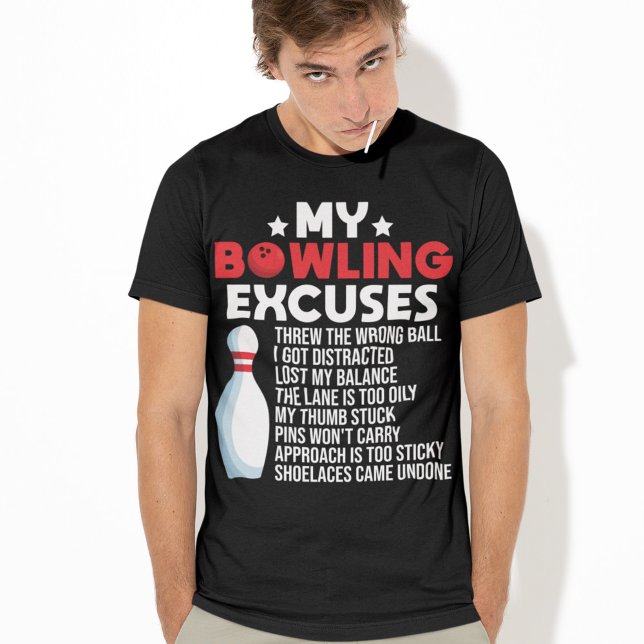 Lustigt korgavfall för Bowlareare T Shirt (Skapare uppladdad)