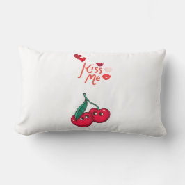 Lustigt körsbär i Kärlek. Lumbarkudde