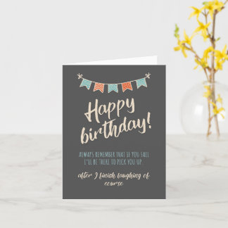 Lustigt kort för bästa vän, roligt citattecken