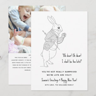 Lustigt kort för foto Gott nytt år Helgdag