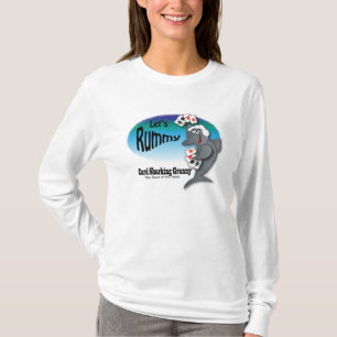 Lustigt kort Sharking Granny ⭐ ⭐ ⭐ ⭐ ⭐ Tee Shirt
