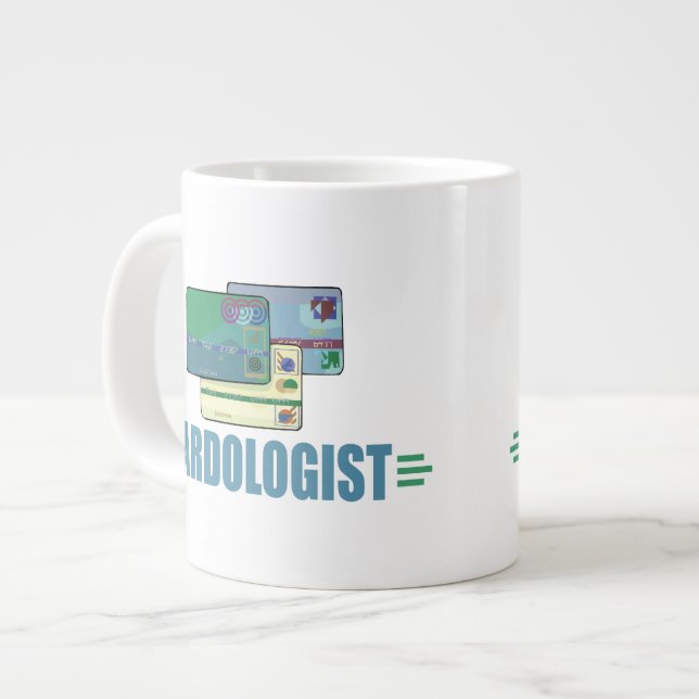 Lustigt Kredit-kort Jumbo Mugg (Framsida vänster)