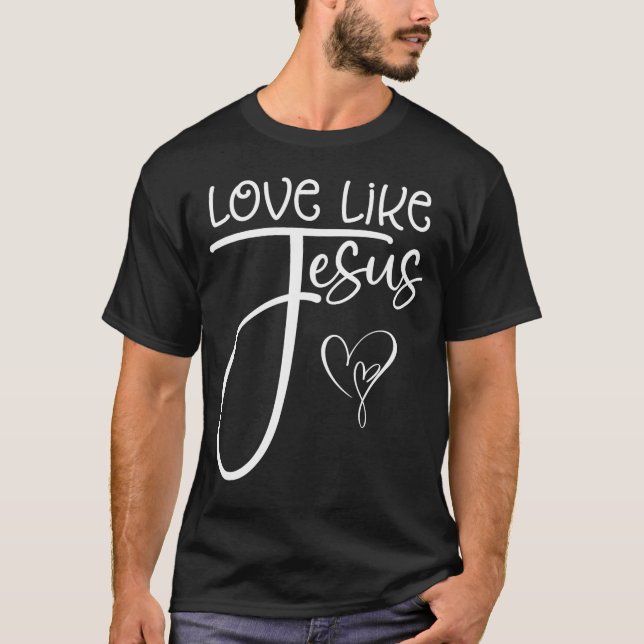 Lustigt kristen även Jesus hade en fiskelaterad id T Shirt (Framsida)