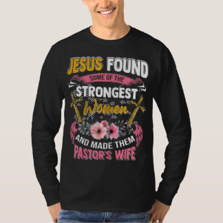 Lustigt kristen uppskattning pastorns hustru Gift T Shirt