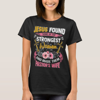 Lustigt kristen uppskattning pastorns hustru Gift T Shirt