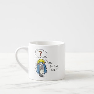 Lustigt kristet julklappsfår espressomugg