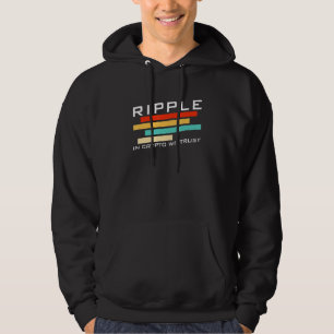 Lustigt kryptovalutakripple i krypto We Trust Hod Hoodie