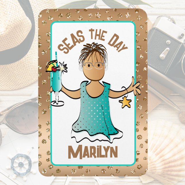 Lustigt kryssningsdörr, Frakt till havs, dagsljus Magnet (Skapare uppladdad)