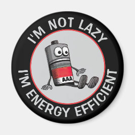 Lustigt låg batterinivå magnet