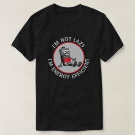 Lustigt låg batterinivå t shirt