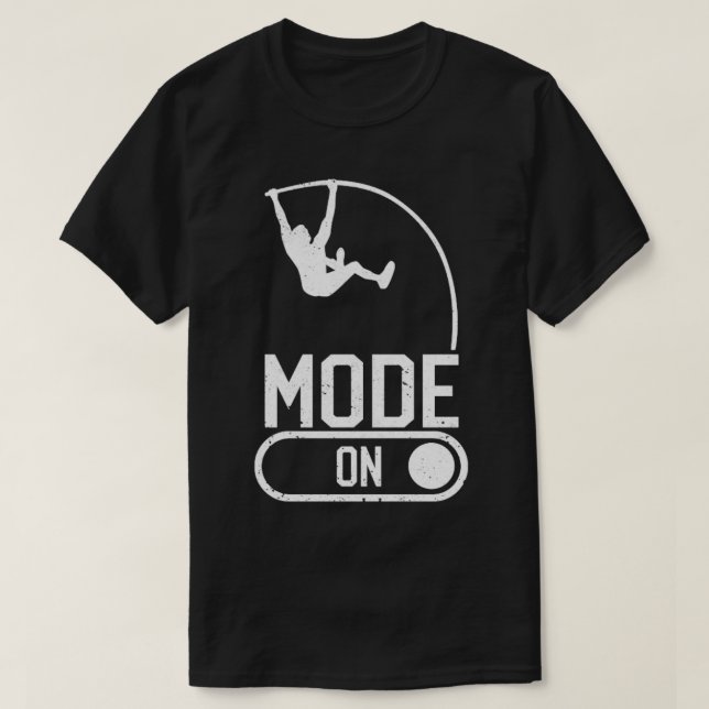 Lustigt läge på Vaulting U-läge på valvstolpar T Shirt (Design framsida)