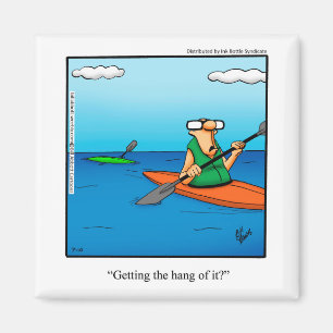 Lustigt lagerstuffer Kayak Humor Magnet