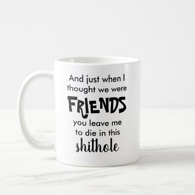 Lustigt Lämnande gåva till Coworking Coffee Mugg (Vänster)