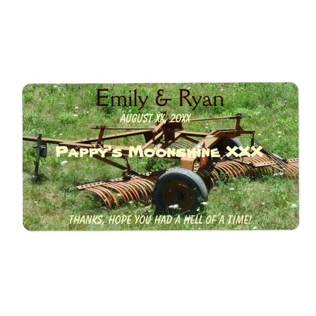 Lustigt, Land Westernt, Ör/Vin Fraktsedel (Framsidan)