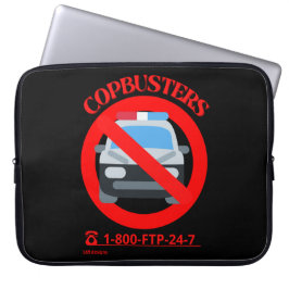 Lustigt laptop sleeve "COPBUSTERS 2"