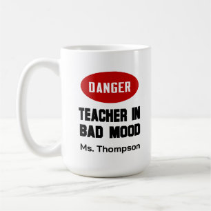 Lustigt lärare i Bad Mood Kaffemugg