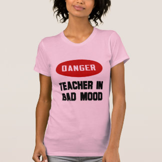 Lustigt lärare i Bad Mood T-shirt