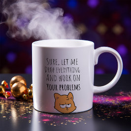 Lustigt låt mig släppa allt kaffemugg