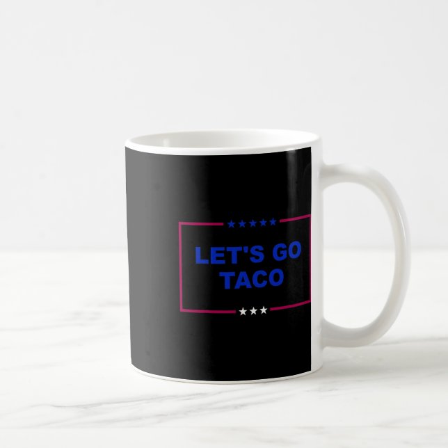 Lustigt Låt oss Go Taco 18 Kaffemugg (Höger)