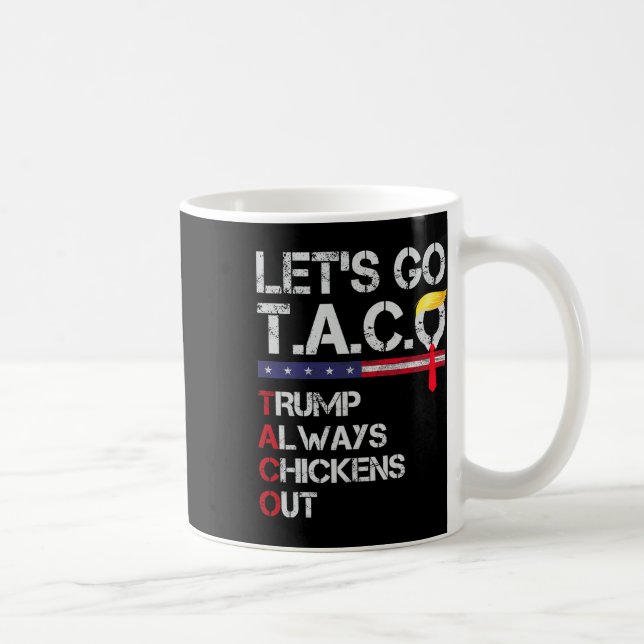Lustigt Låt oss Go Taco 19 Kaffemugg (Höger)
