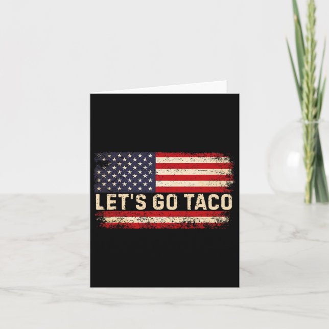 Lustigt Låt oss Go Taco 23 Kort (Framsida)