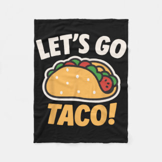Lustigt Låt oss Go Taco 31 Fleecefilt