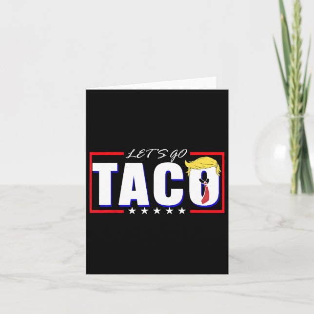 Lustigt Låt oss Go Taco 36 Kort (Framsida)
