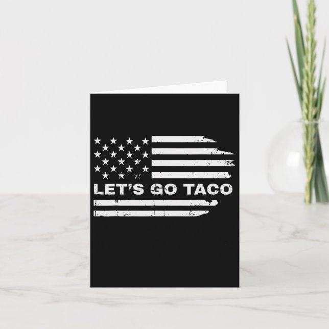 Lustigt Låt oss Go Taco 38 Kort (Framsida)