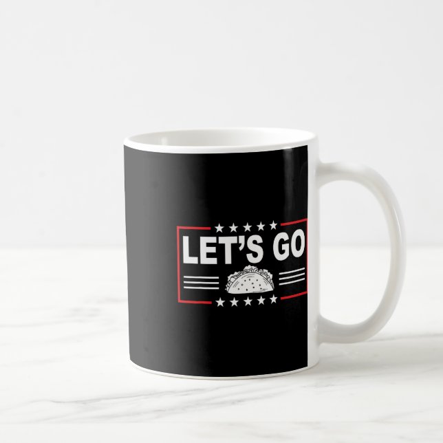 Lustigt Låt oss Go Taco 41 Kaffemugg (Höger)