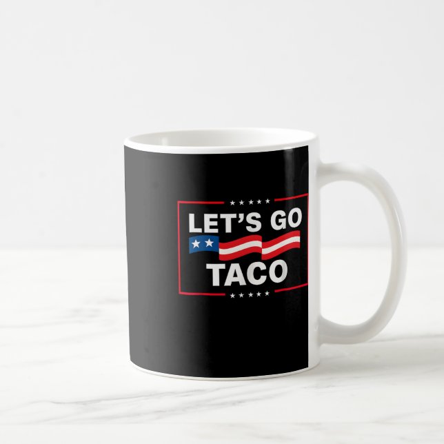 Lustigt Låt oss Go Taco 44 Kaffemugg (Höger)