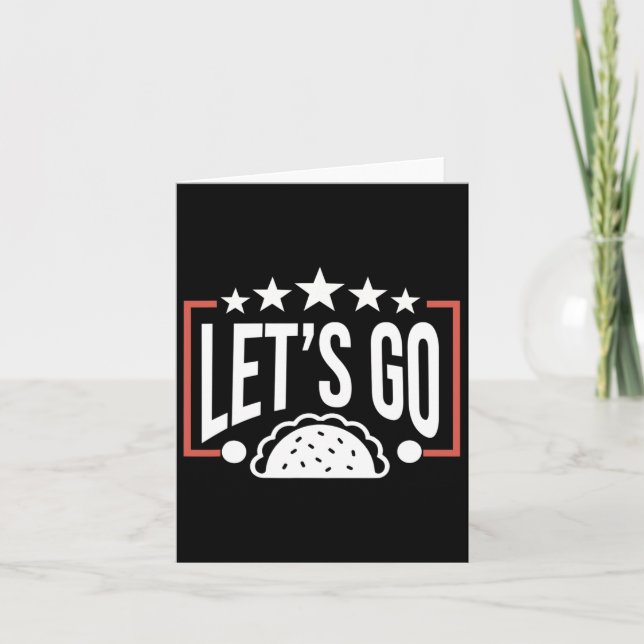 Lustigt Låt oss Go Taco 46 Kort (Framsida)