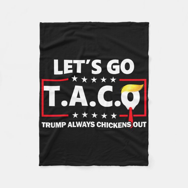 Lustigt Låt oss Go Taco 49 Fleecefilt (Framsidan)