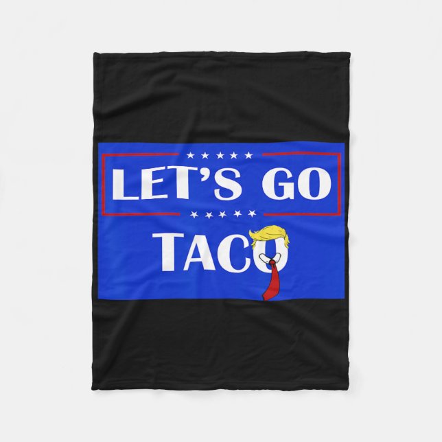 Lustigt Låt oss Go Taco 54 Fleecefilt (Framsidan)