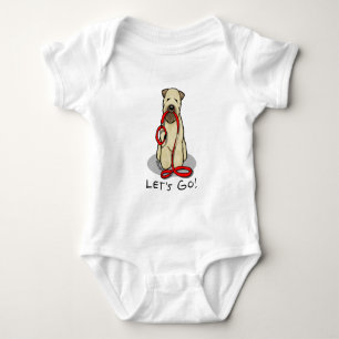 Lustigt Låt oss Go! Walk Wheaten Terrier (vävs 1b2 T Shirt